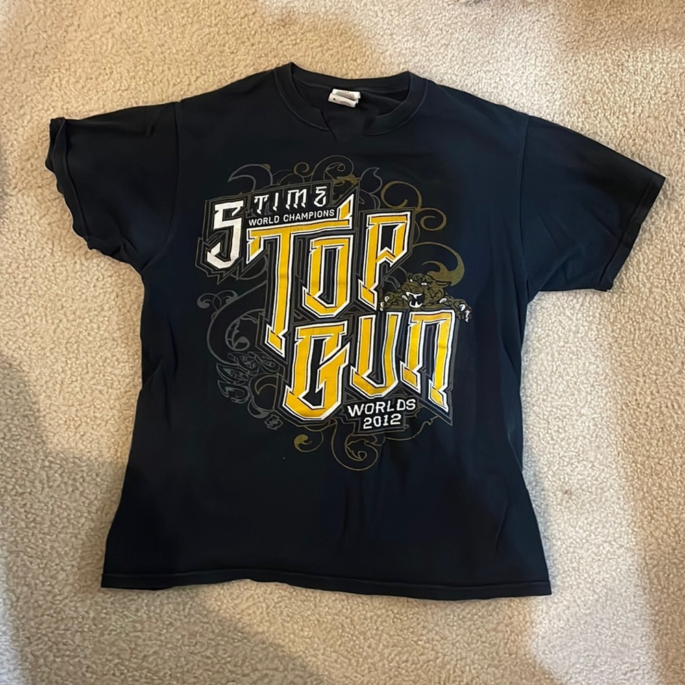 Top Gun Allstars Worlds 2012 Shirt